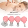 4pcs Glass Face Cupping Set Silicone Lymphatic Drainage Skin Lifting
