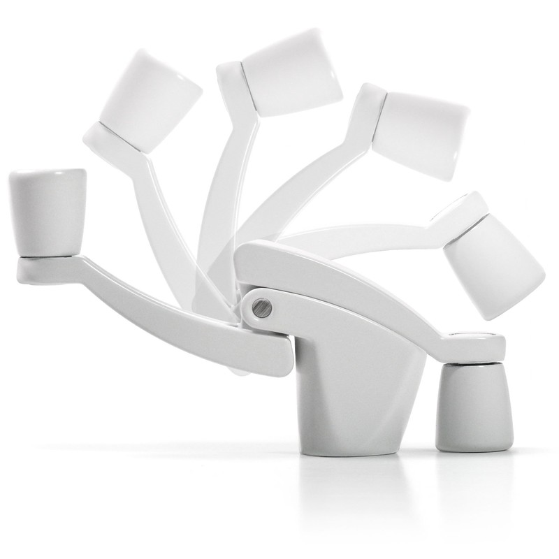 Ideal Security Folding Window Crank Handle, 11/32” Spline, White, 2-Pack