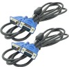 Audio Fan VGA Cable 1.8m for VGA Monitor D-sub 15