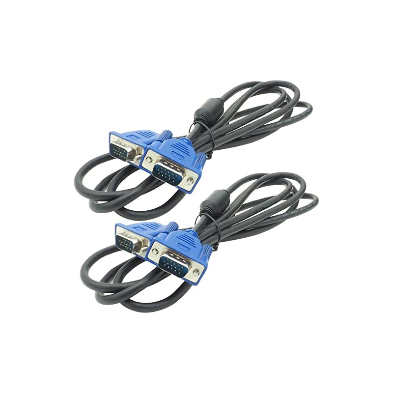 Audio Fan VGA Cable 1.8m for VGA Monitor D-sub 15