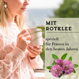 Organic "Wechselglück" Day Tea - Herbal Tea for Women in the Best Years with High Dose Red Clover - Pure Organic - Vita Et Natura® Tea Manufacture