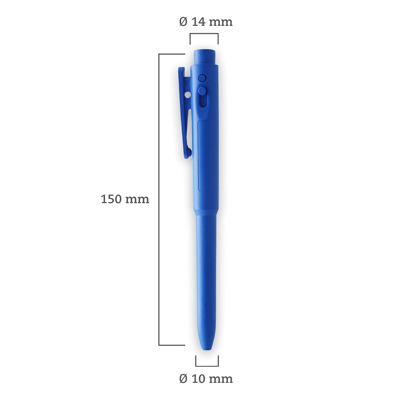 Limpiado J800 Ballpoint Pen Detectable X-Ray Capable Antibacterial Shatter-Resistant Shatterproof