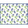 Kay Dee Designs TEXAS BLUEBONNETS Microfiber Countertop Dish Drying Mat,