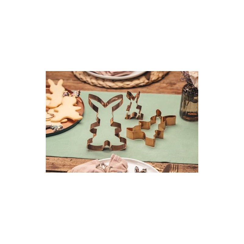 Dr. Oetker Cookie Cutter Set Rabbit Family Vintage Easter Manufacture