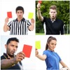 Toyvian 10pcs Professional Referee Cards Soccer Red Cards Yellow Cards