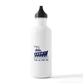 CafePress SWAB ME POOP DECK Water Bottle 1.0L (34 oz) Stainless Steel Water Bottle