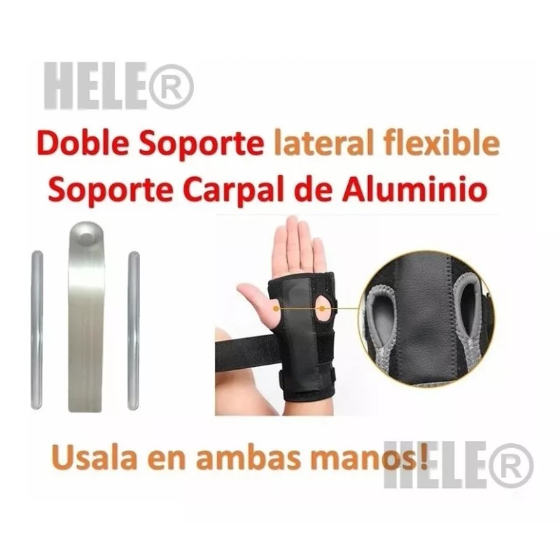 Hele Muñequera Rigida Ortopedica Deportes Rehabilitacion Ferula