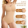 LIRASDIS V Neck Shapewear Bodysuit for Women, Wide Straps Tummy