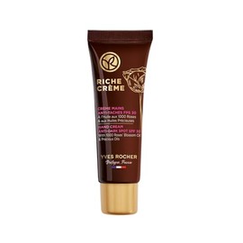 YVES ROCHER - Crema para Manos Riche Crème FPS 30, Nutre, previene y reduce las manchas de las manos, Fórmula Vegana, 50 ml