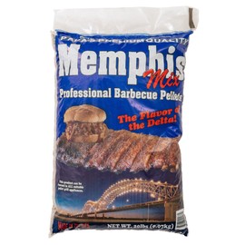 Papa's Premium Hardwood Pellets for Grilling & Smoking Meat, Poultry, Seafood, & Vegetables, Memphis Blend w/Apple, Cherry, Hickory, & Oak, 20 Pounds