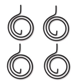 JINXUANXUDYL 4 Pcs Door Handle Spring Turn Spring Coil Door Handles Internal Coil Diameter Replacement Repair Spring Replacement for Door Handles Internal Coil Repair Circlip