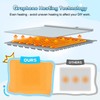 Alldeer Alldeer Resin Heating Mat, Graphene Silicone Heating Pad for