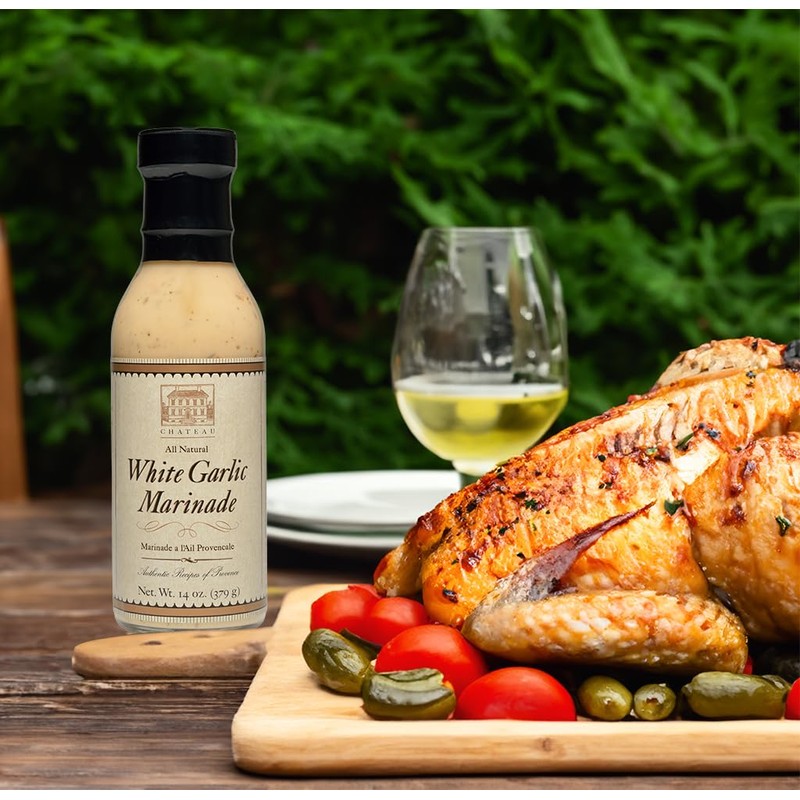 Chateau White Garlic Gluten Free Marinade, 12oz (3 Pack)
