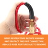 GASHER 1/4" x 25FT Red Reinforced Polyurethane Recoil Air Hose