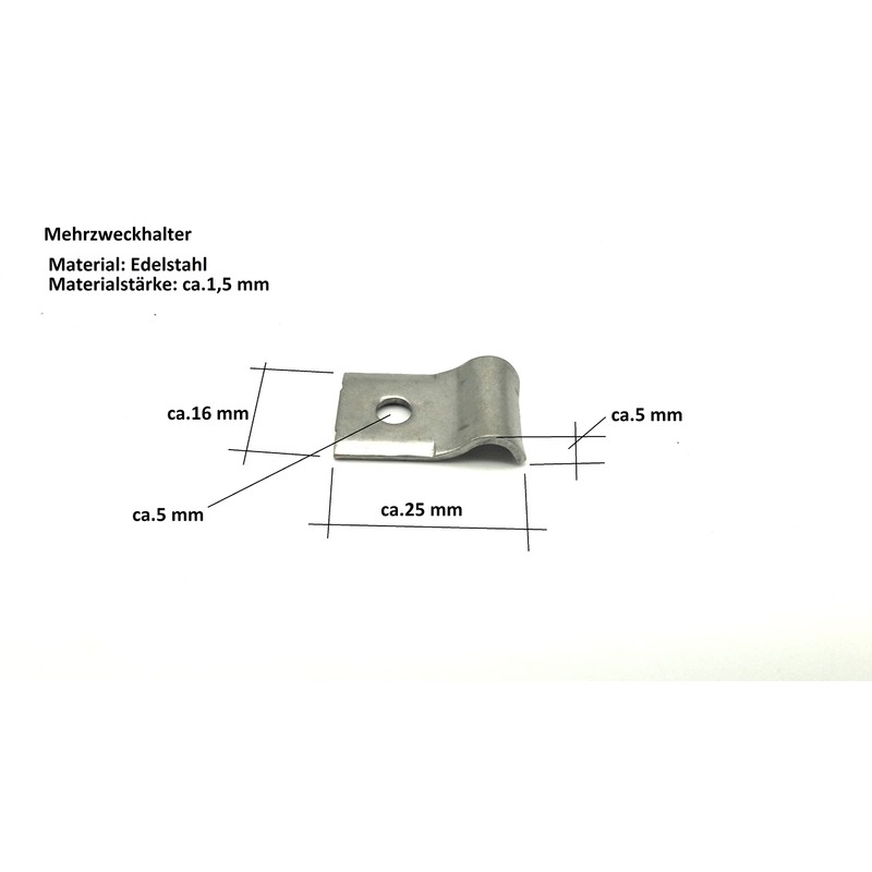 Doppelstabmattenzaun Pfosten Befestigung Spanndraht Maschendraht Zaun Halter 20x
