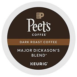 Peet's Coffee Major Dickason Blend Single Cup Coffee for Keurig K-Cup Brewers 40 count