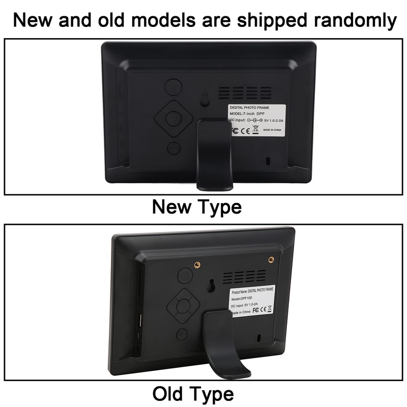 7in Digital Photo Frame 800x480 HD Electronic Album with Body