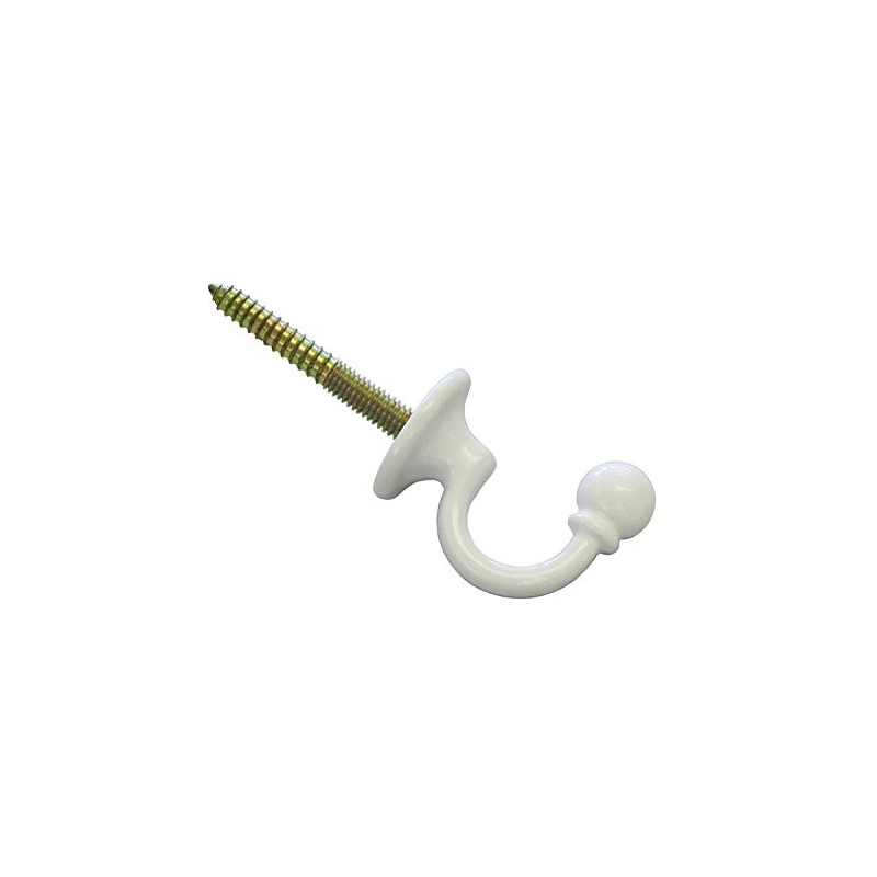 Gardinia Set of 2 Baroque Curtain Tie Hooks 3cm Length