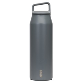 MiiR, Wide Mouth Water Bottle, Vacuum Insulated, Leakproof, Stainless Steel Construction, Basal, 32 Oz