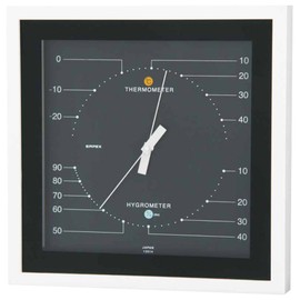 enpekkusu Weather Meter, Temperature and Humidity Meter, Mono Hygrometer Place Hanging Women