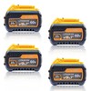 DCB609 12.0Ah Lithium-ion Replacement-Pack for Dewalt 20V/60V MAX Tools, Compatible