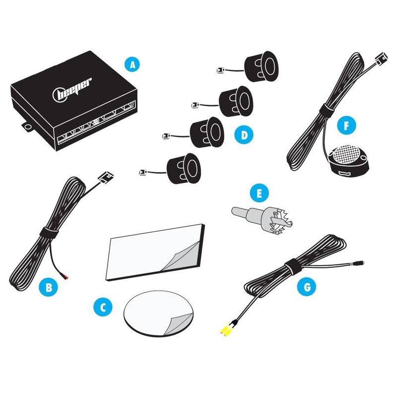 RVU-RR1 Speed Radar with Video Input BEEPER