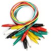 10Pcs Colorful Double Ended Alligator Crocodile Clip Test Leads Jumper