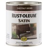 Rust-Oleum 7774502 Stops Rust Brush On Paint, Quart, Satin Chestnut