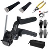 BCJCLTS Heavy Duty 304 Stainless Steel Cable Tie Gun Kit