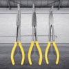 3 Pcs Mechanical Pliers 11in Long 45° 90° Bending Tip