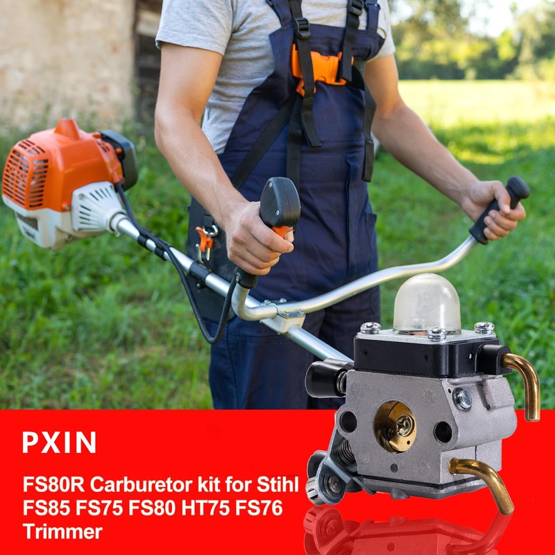 FS80R Carburetor Kit Compatible with Stihl FS85 FS80 HS75 HT75