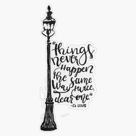 C.S. Lewis quote Bumper Sticker Vinyl Decal 5 inches