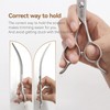 FOGOSP Professional 45°Curved Grooming Scissors for Dogs 7.0 in Big