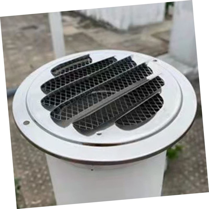 Tofficu Professional Rainproof Stainless Steel Vent Cover for Wall Ceiling