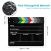 Ribvane Acrylic Movie Film Directors Clapboard, Photography Video TV Cut
