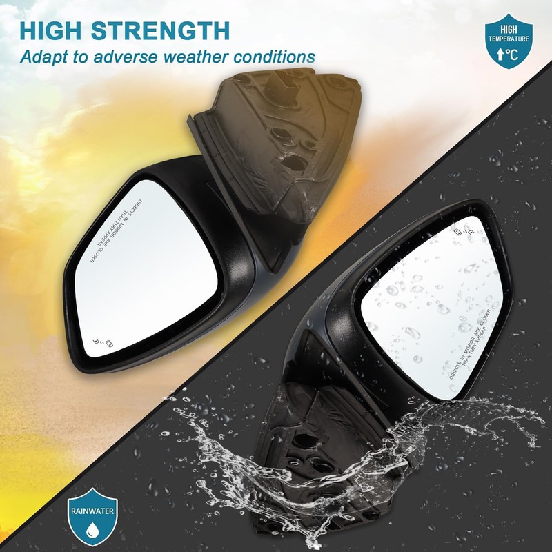 Lqito Right Passenger side Mirror Fits 2020-2024 Ford Escape with