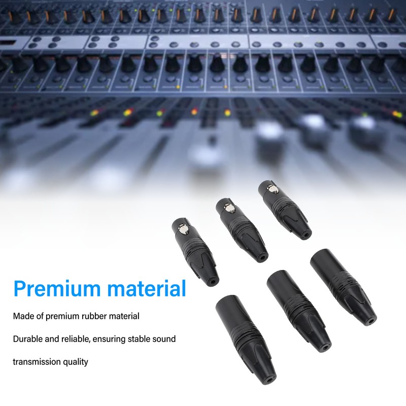 10pcs XLR Connector Professional 5 Male 5 Female High Conductivity