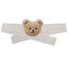 Bear Head Pattern Curtain Tiebacks for Nursery Milk Tea Bear