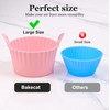 Bakecat Large Muffin Cases for Air Fryer, Ramekins for Air
