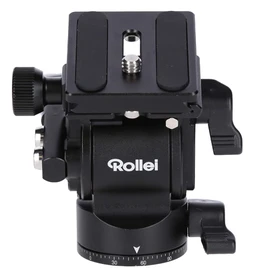 Rollei V5I Video Tripod Head for Light and Soft Movements, Ideal for Use on Monopod Tripods when Filing Moving Objects