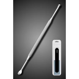 THEN Ear Pick with Case, Stainless Steel, Expert Ear Cleaning, Earwax, Thoroughly Removable, Spiral Screw, Helix Spoon, Ear Pick, Earpick Earcleaner, Metal (C Type)