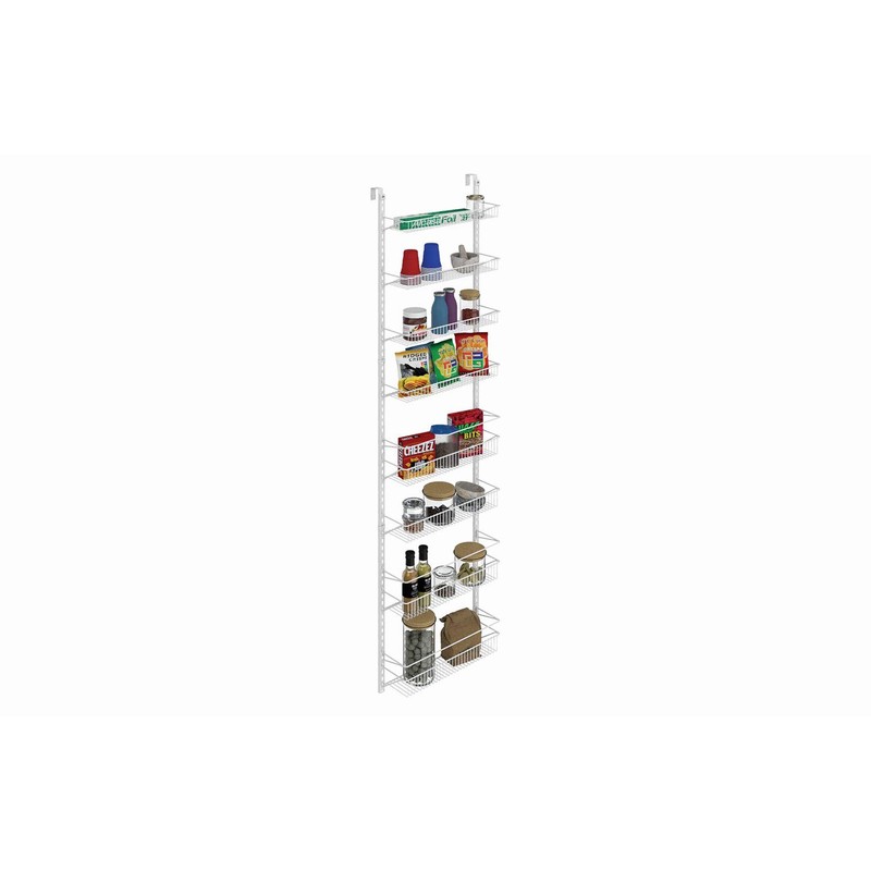 ClosetMaid Adjustable Organizer Rack with Baskets Wall or Over Door