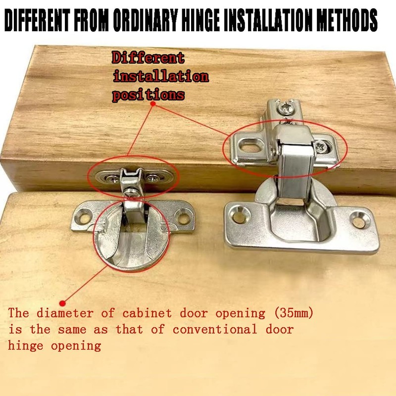 Face Frame Quiet Soft Close Cabinet Door Hinges 2Pcs with