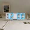 3D LED Digital Clock Bedroom Desktop Snooze Alarm Clock Home