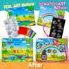 Craftikit ® Award-Winning Foil Art & Rainbow Scratch Art for