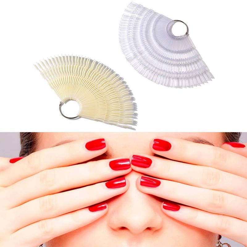 Set of 2 100 Nail Display Nail Art Tips, Nail