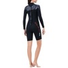 1.5MM Diving Onepiece Swimsuit Wetsuit Short Trousers for Snorkeling Surfing(Woman