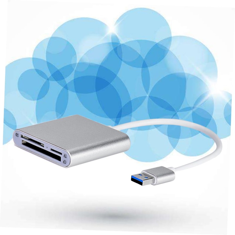 KICHOUSE USB 3.0 CF Reader Lightweight Aluminum Fast Data Transfer