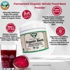 AlchePharma Organic Fermented Beet Root Powder (30 Servings, 4.76, Ounce)