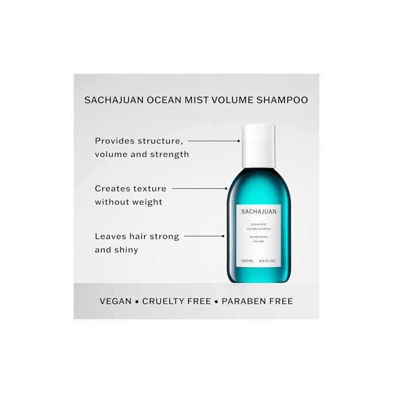 SACHAJUAN Ocean Mist Volume Shampoo, 8.4 fl. oz.